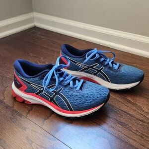 Asics Women's GT-1000 9 Blue Running Shoes Size 8.5